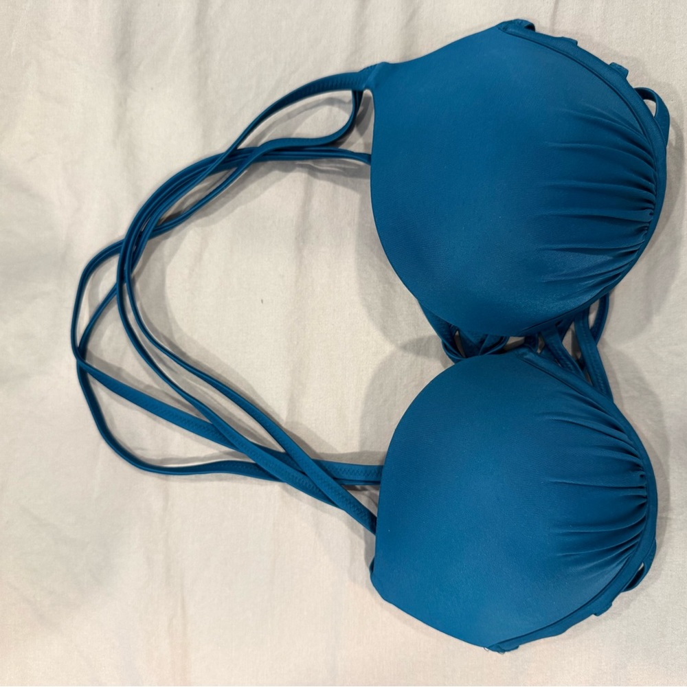 Shade & Shore Blue Bikini Top